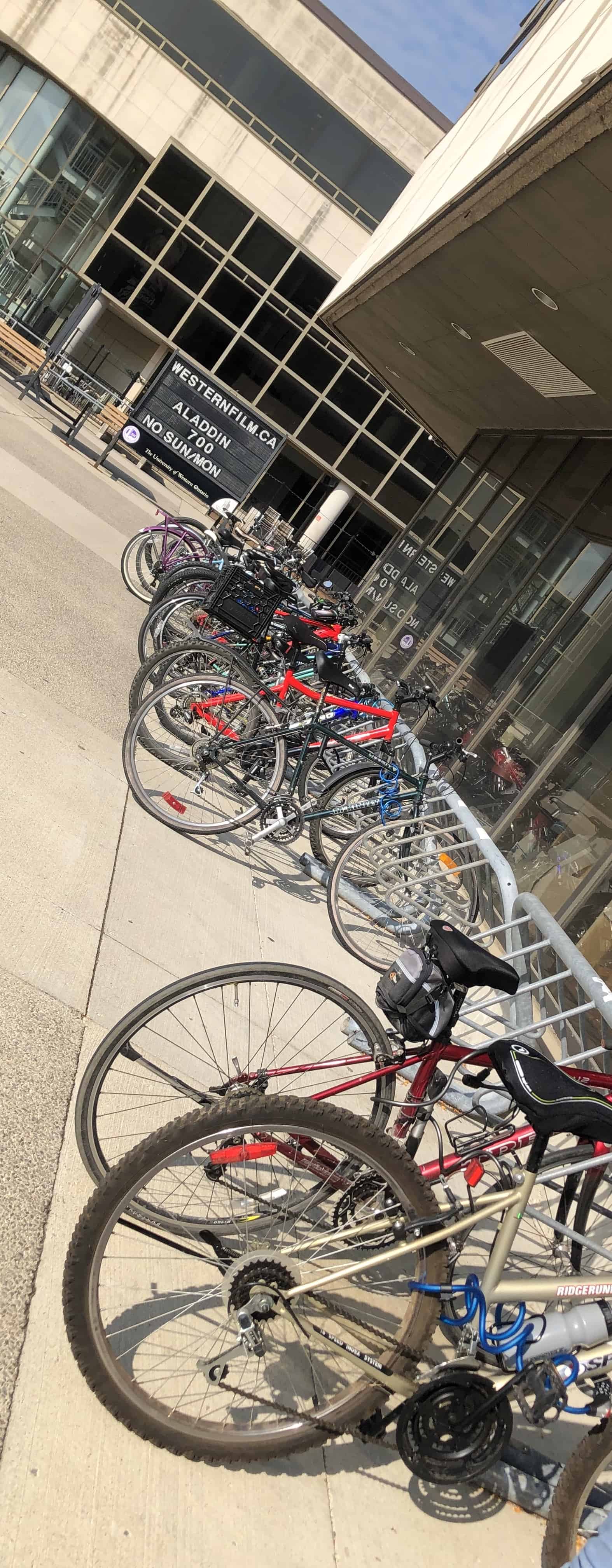 Bicycle Parking Outside University Community Centre