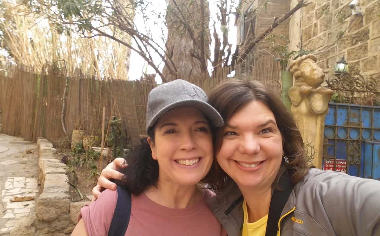 Renee and Melissa in Israel